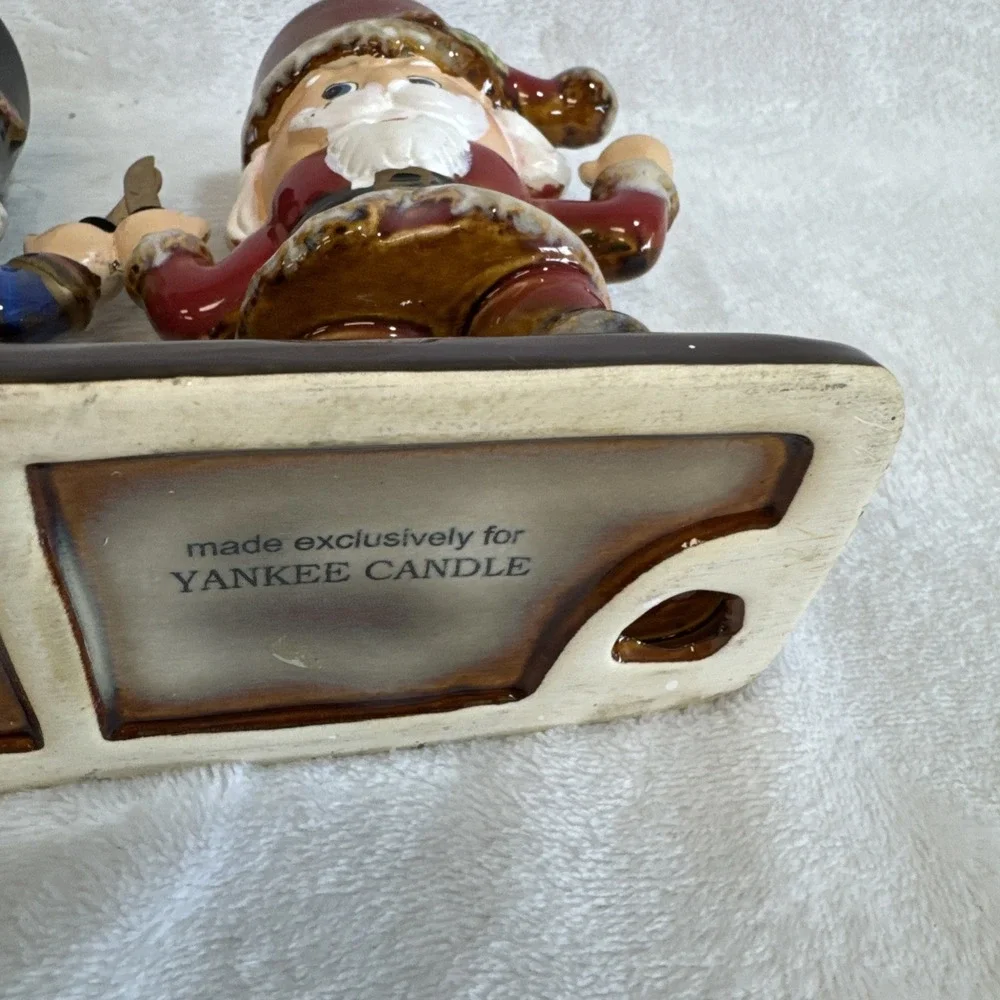 Yankee Candle Christmas Dueling Nutcracker Tea Lights Candle‎ Holder 7x6